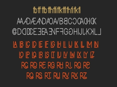 Elmono Pr0 alternate font ligature monoline
