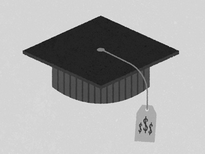 Cost Of College 2 college college is expensive graduation cap price tag