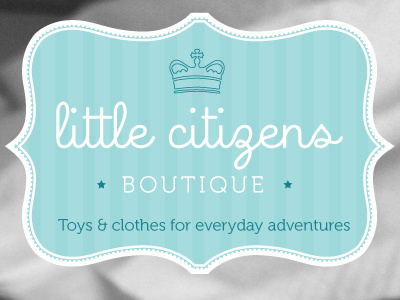 Little citizens Boutique logo ideas logo