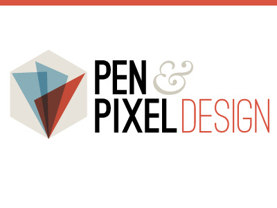 Pen & Pixel logo branding logo