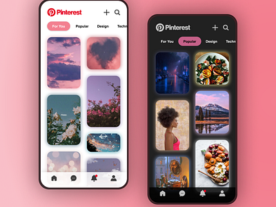 Pinterest Redesign Concept