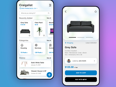 Craigslist Redesign Concept