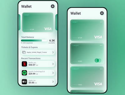 Wallet App Design app app design concept design redesign ui uidesign uidesigner uiux ux wallet app wallet design wallet redesign