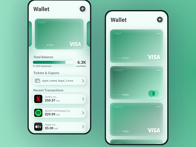 Wallet App Design