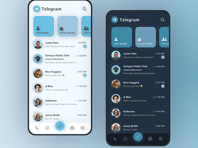 Telegram Redesign Concept