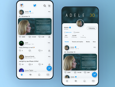 Twitter Redesign Concept app concept design redesign twitter twitter app twitter redesign ui uidesign uidesigner uiux user interface ux