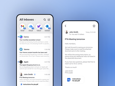 Email App Design Concept