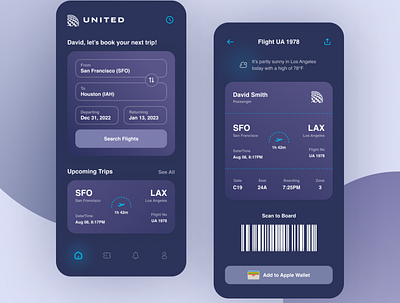United App Redesign app concept design redesign ui uiux ux