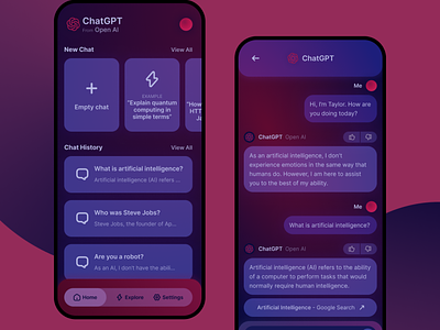 ChatGPT App Design Concept