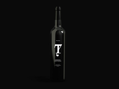 Wine 7t black branding brands design logo monogram wine wines