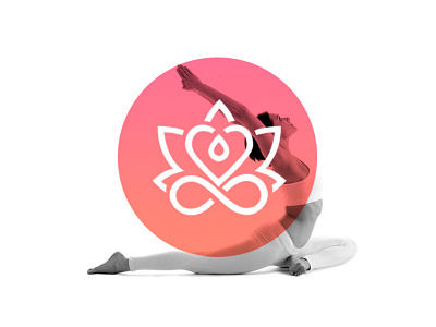 all you need´s yoga branding branding brands flower hearth lotus rose yoga