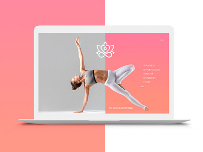 All U need is YOGA branding branding agency branding concept branding designer clean logotype lotus flower minimalism ui ux design yoga yoga logo