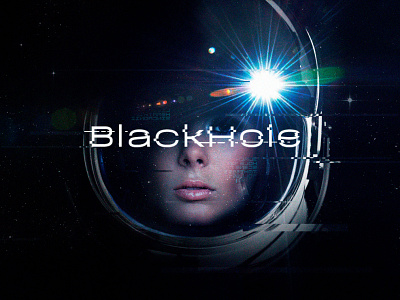 Black Hole Films astronaut black branding brands hole identity illustration logo logodesign logotype minimalism space symbol