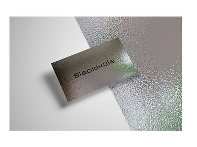 BlackHole Cards black branding brands businesscards card cards minimalist silver texture