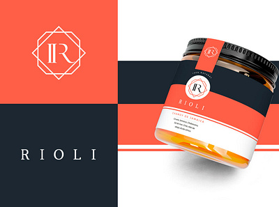 Rioli Label brand design brand identity branding branding agency branding and identity branding concept label logo logodesign logotype packaging