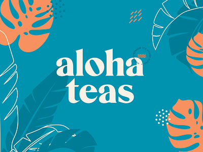 Aloha Tea Design aloha tea bottle box brand identity branding cup design drink packaging graphic design hawaii illustration logo logo design motion graphics packaging design pouch ui vector visual branding