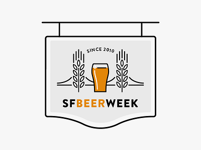 SF Beer Week 2019 beer brand brand identity campaign illustration logo logo design