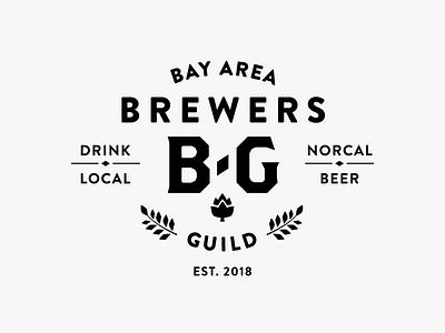 Bay Area Brewers Guild beer brand brand identity logo logo design typographic typography