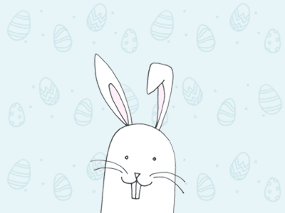 Rabbit De Niro actor bunny easter gif illustration rabbit