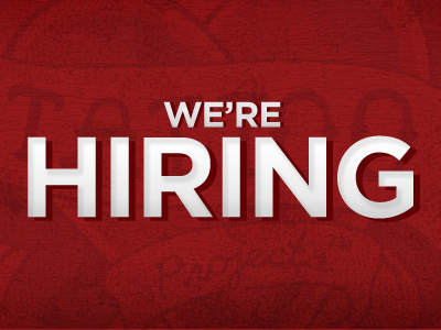 Tattoo Projects Is Hiring account art director hiring jobs projects tattoo typography