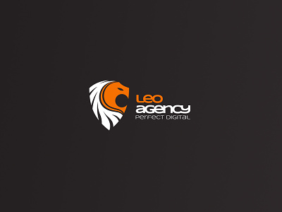 Leo Agency logo b2b brand identity branding illustration logo naming
