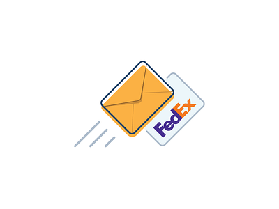 Express Mail Icon art clean cta design documents express mail fedex fresh icon illustration mail ui vector vector artwork