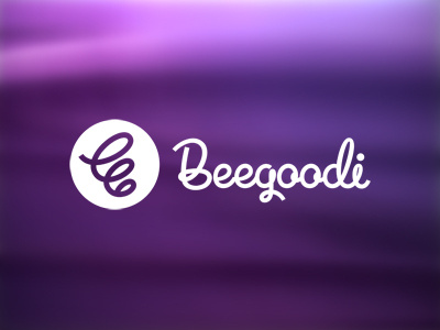 Beegoodi handwritten logo minimalistic