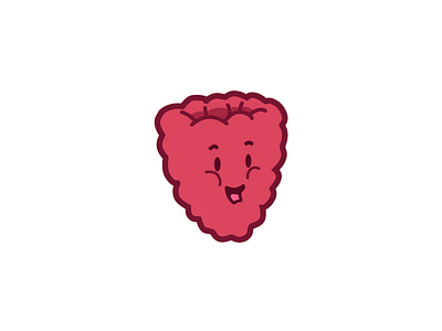 Baby Raspberry cartoon illustrator raspberry