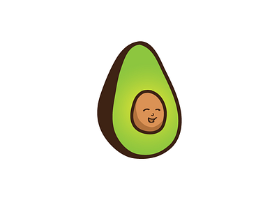 Baby Avo avocado cartoon illustrator