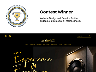 Contest Winner Web Design and Creation for the endgame-mktg.com