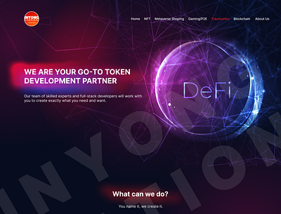 Tokenomics page design graphic design tokenomic ui web design web development website