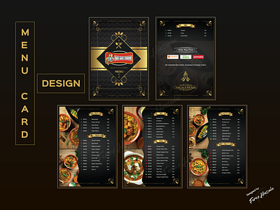 Menu Card Design