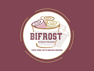 BIFROST LOGO branding design illustration logo service typography vector