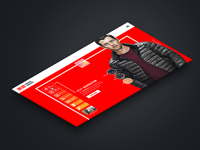 Uniqlo Concept layout web design