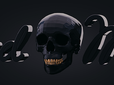 Skull Black Gold