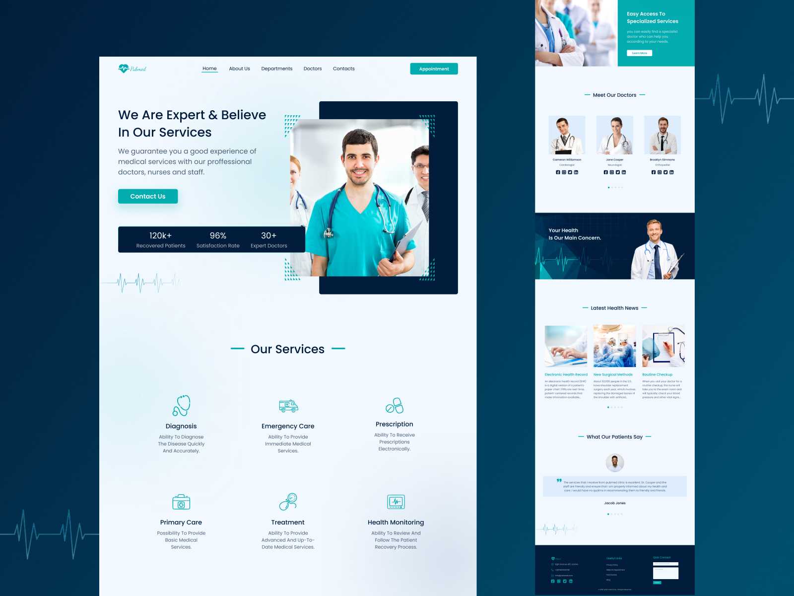 A Clinic Design by Haleh Naghibi on Dribbble