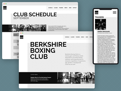 Website Design: Berkshire Boxing