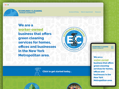 Website Design: Cleaning Coop