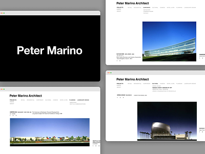 Website Design: Architecture Firm architecture graphic design ui website