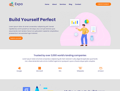 Responsive Landing Page Design home page design html responsive html5 template landing page psd template psd to html responsive website web page design