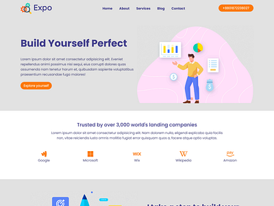 Responsive Landing Page Design home page design html responsive html5 template landing page psd template psd to html responsive website web page design