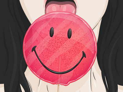 Smiley girl illustration smiley vectors