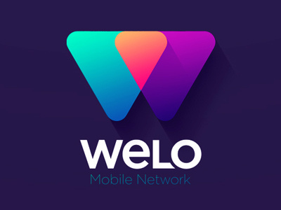 Welo Identity branding flat identity logo mobile