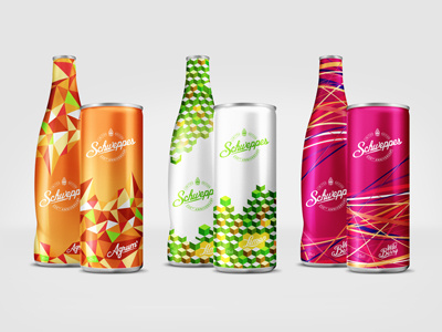 Schweppes 230th Anniversary beverage bottle branding can drinks packaging