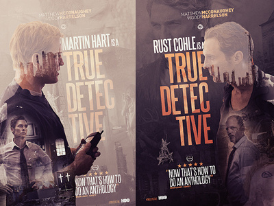 True Detective art artwork key photoshop portrait