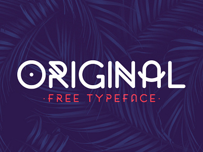 Original Free Font alternate font free rounded type typeface vintage