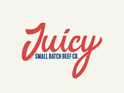 Juicy Beef Co. Logo juicy beef co logo typography