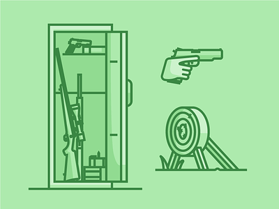 Firearm Safety Illustrations america firearm guns hunting pistol safety target