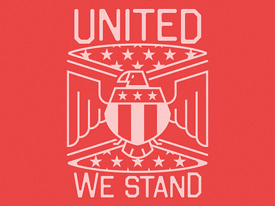 United We Stand america eagle freedom tshirt united