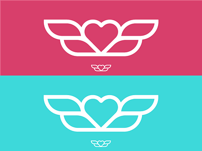 Wing/Heart Logo heart logo wing